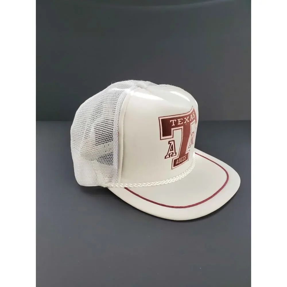 Vintage Texas A&M Aggies Trucker Hat – Snapback Mesh Cap